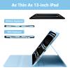 aMZCaSE for iPad Pro 13 inch Case with Keyboard (M5/M4) 2025/2024, Keyboard Case for iPad 13 Pro Magnetic Detachable Folio Slim Pro 13 Stand Cover,Smart Sleep/Wake,Pencil Holder,Light Blue view 4