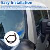 IWIWE Universal Car Wire Hider 3.28 Ft with Adhesive Backing for Hide Wires for Roof Rack Light BarWires to Secure The Car Recorder (Black,1Pack) view 4