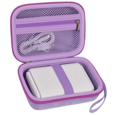 Case Compatible with GL SFT1200/ MT3000/ AXT1800/ MT1300/ A1300/ AR750S-Ext for Glinet Travel Router Wireless, Portable WiFi Storage Holder for Ethernet Cable & Power Adapter (Box Only) - Purple
