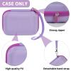 Case Compatible with GL SFT1200/ MT3000/ AXT1800/ MT1300/ A1300/ AR750S-Ext for Glinet Travel Router Wireless, Portable WiFi Storage Holder for Ethernet Cable & Power Adapter (Box Only) - Purple view 3