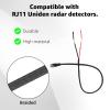 RJ11 Mirror Tap Power Cord Compatible with Uniden Radar Mirror Wire Detectors,Model (3005201U) Fits R1 R3 R4 R7 R8 (1) view 2