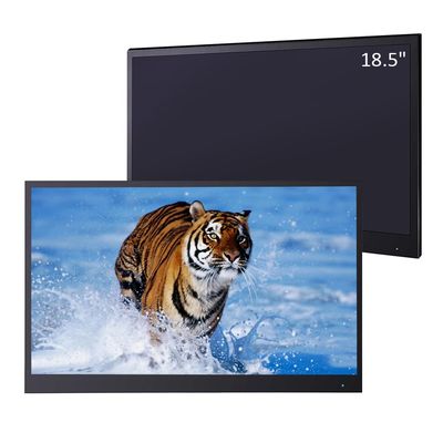 elecsung 18.5 inch Smart Black TV for Bathroom,Waterproof TV ATSC Tunner Android 11.0 for Hotel/Kitchen,Built-in Speakers,Wi-fi and Bluetooth,B185,Model 2026