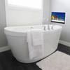 elecsung 18.5 inch Smart Black TV for Bathroom,Waterproof TV ATSC Tunner Android 11.0 for Hotel/Kitchen,Built-in Speakers,Wi-fi and Bluetooth,B185,Model 2026 view 2