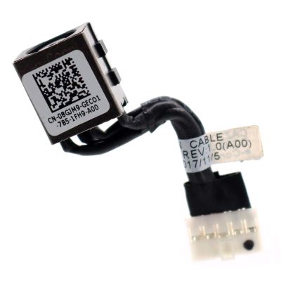 Deal4GO DC Power Jack Cable Connector port T3CWT DP4VC 8GJM9 replacement for Dell Latitude 7490 7480 7390 7290 7280 7380, Black