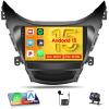 [2+64G] Android 15 Car Stereo for Hyundai Elantra Radio 2011 2012 2013, Wireless CarPlay Radio Android Auto, Hikity 9'' Touch Screen Car Radio GPS Mirror Link WiFi Backup Cam Bluetooth SWC FM/RDS view 1