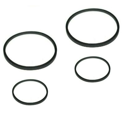 Tape Mechanism Rubber Belt Kit 4X Belts Compatible with Sony Dual Stereo Cassette Deck