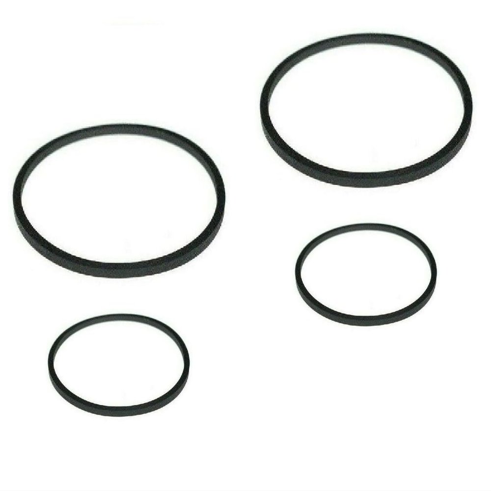 Tape Mechanism Rubber Belt Kit 4X Belts Compatible with Sony Dual Stereo Cassette Deck