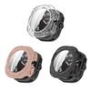 3Pack Compatible for Samsung Galaxy Watch 7 Ultra 47mm Screen Protector Case, All-Round PC Case Compatible for Galaxy Watch 7 Ultra 47mm Smartwatch (Pink/Clear/Black) view 1