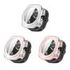 3Pack Compatible for Samsung Galaxy Watch 7 Ultra 47mm Screen Protector Case, All-Round PC Case Compatible for Galaxy Watch 7 Ultra 47mm Smartwatch (Silver/Starlight/Pink) view 1