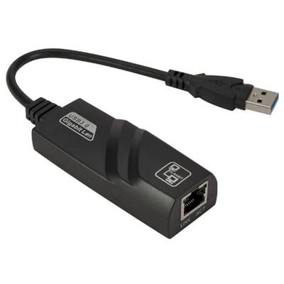 Beuiouer USB 3.0 to Gigabit LAN Card USB Ethernet Adapter 1000 Mbps Network Card for Android Tv Laptop Desktop, Black, 500370744