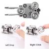 Beuiouer CW Scull Automatic Keys Automatic Radio HAM Send Telegram Double Paddlewith Stainless Steel Body Three Magnets view 4