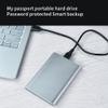 Beuiouer 2.5Inch External Mobile Hard Disk High Speed USB 3.0 320GB Storage Portable Hard Disk for Laptop Desktop PC Easy Install Blue view 3