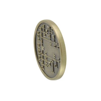 Beuiouer CW Morse Code Commemorative Coins CW Training Coin Morse Code Training Coin for Novice Radio Enthusiasts, Bronze, 500306396