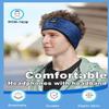 LC-dolida Sleep Headphones Wireless Bluetooth Headbands, Women Sports Earphones Sweat Head Bands, Over-Ear Headphones Headbands for Women's Hair Ultra-Thin Perfect for Side Sleepers Workout Yoga view 3