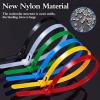 DirectNine Basics 100 PCS Buckle Self-Locking Premium Nylon Cable Wire Ties, Releasable Zip Ties, Adjustable Zip Ties Straps, Reusable Plastic Nylon Cable Ties, Nylon Strap with Buckle, 8x150mm, Black view 4