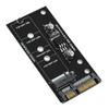Beuiouer M.2 SATA Adapter M2 to SATA Adapter M.2 to SATA Adapter M.2 NGFF Converter 2.5inch SATA3 Card B Key for 2230-2280 M2 SSD, Black, 500303001 view 1
