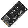 Beuiouer M.2 SATA Adapter M2 to SATA Adapter M.2 to SATA Adapter M.2 NGFF Converter 2.5inch SATA3 Card B Key for 2230-2280 M2 SSD, Black, 500303001 view 2