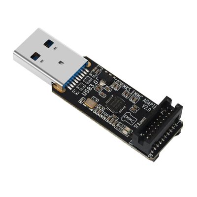 Beuiouer for MKS EMMC-ADAPTER V2 USB 3.0 Card Reader for MKS EMMC Module Micro-SD TF Card MKS Pi MKS SKIPR Spare Parts Parts, Black, 500452736