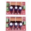 Beuiouer 2Pcs 400W Speaker Crossover 2 Way Audio Adjustment Tweeter Bass Speakers Filter Frequency Divider for 2-16Ohm, red, 496819 view 1