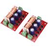 Beuiouer 2Pcs 400W Speaker Crossover 2 Way Audio Adjustment Tweeter Bass Speakers Filter Frequency Divider for 2-16Ohm, red, 496819 view 2