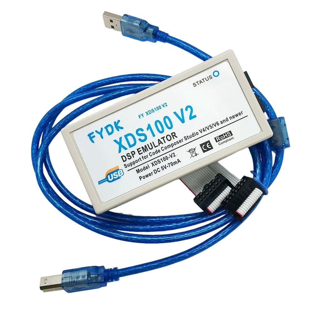 Beuiouer Emulator Programmer XDS100 XDS100V2 JTAG Debugger Suitable for TI ARM9 A8 TMS320 TI CCS5-CCS10 Easy Install