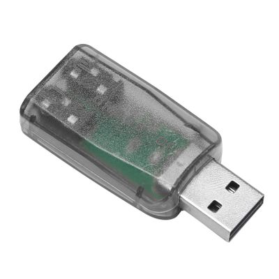 Beuiouer USB to 3.5mm Mic Headphone Jack Stereo Headset 3D Sound Card Audio Adapter PC, 103264