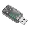 Beuiouer USB to 3.5mm Mic Headphone Jack Stereo Headset 3D Sound Card Audio Adapter PC, 103264 view 1