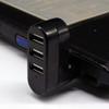 Beuiouer 3 Port USB 2.0 Hub USB Port Splitter USB 2.0 Expander 90-180 Degree Rotatable for Laptop PC Tablet Printer Camera, Black, 500365163 view 2