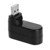 Beuiouer 3 Port USB 2.0 Hub USB Port Splitter USB 2.0 Expander 90-180 Degree Rotatable for Laptop PC Tablet Printer Camera, Black, 500365163 view 3