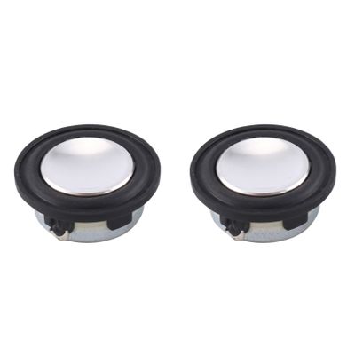 Beuiouer 2PCS Audio 1 Inch 28MM Mini Speaker 4 Ohm 2W Loudspeaker DIY Sound Mini Speaker for Home Theater, Black, 500354603A2