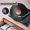 Beuiouer 2 Piece EP LP Vinyl Record Label Cleaning Protective Sleeve Black MS+Silica Gel Waterproof Cleaning Clip Record Holder view 3
