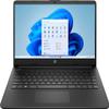 HP 14" HD (1366 x 768) Display Laptop, Intel Celeron N4120, 1.1GHz, 4GB Memory, 128GB eMMC, Windows 11 Home in S Mode, One Year Office 365 Included, Jet Black, 14-dq0761dx view 1