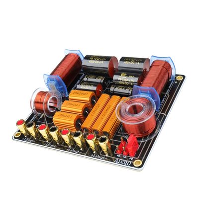 Beuiouer Three-Way 450W Professional Speaker High Power Splitter 750Hz/5000Hz Stage Home Theater 3-Unit Audio Crossover Filter, 500448536