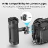 SmallRig Mini Side Handle for 1/4"-20 Threaded Holes, Camera Cage Handle for Left or Right Hand, Up and Down Adjustable, with Built-in Cold Shoe & Threaded Hole - 4755 view 2