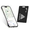Wallet Tracker Card, Key and Item Locator IP65 Waterproof Find Nearby Far Away iOS Only Work with Apple FInd My App Rechargeable Phone Finder for Keys, Bags More view 1