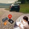 Wallet Tracker Card, Key and Item Locator IP65 Waterproof Find Nearby Far Away iOS Only Work with Apple FInd My App Rechargeable Phone Finder for Keys, Bags More view 3