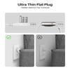 Flat Plug Power Strip with USB C Ports, KOOSLA Travel Extension Cord No Surge Protection - 2 Outlets 3 USB Ports(1250W) - Cruise Essentials for Cruise Ship, Home, Office, Dorm Room, 10ft view 3