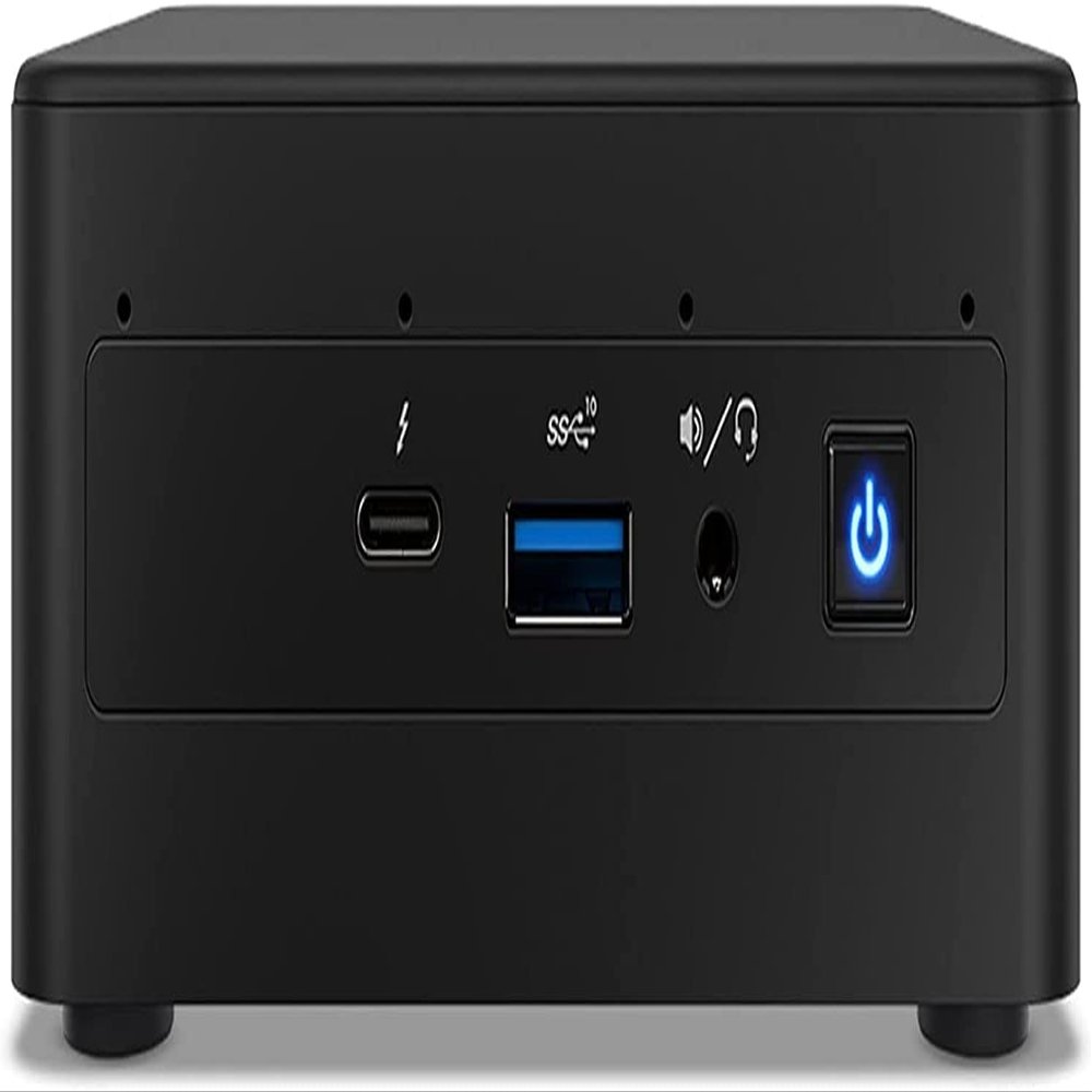 Intel Mini Desktop | 11th Gen NUC Core i5-1165G7 4-Core | 24GB DDR4 | 1TB SSD | Windows 10 Pro | Wi-Fi 6 - Thunderbolt 3 - Bluetooth 5 - HDMI 2.0 - RJ-45-5xUSB - DP - Black