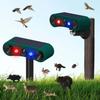 AMZSTAR Solar Indoor and Outdoor Motion Sensor Alarm,4 Modes 129db Loud Siren - with Red and Blue Flashing Warning. Ideal for homes, villas and farms! (2PCS) view 1