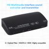 HD Multimedia Interface Sound Extractor, Transmitter, 4K 60Hz, Output, Optical, ARC, 5.1 Surround Sound, V5.0 Audio Extractor Converter for TV PC view 3