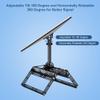 Starlink Gen 3 Roof Ridgeline Mount, Adjustable Tilt 160 Degree and Square Shelf Width, Starlink Internet Kit Satellite Mounting Kit, Compatible with Starlink Standard Gen3(V3) Dish view 3