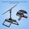 Starlink Gen 3 Roof Ridgeline Mount, Adjustable Tilt 160 Degree and Square Shelf Width, Starlink Internet Kit Satellite Mounting Kit, Compatible with Starlink Standard Gen3(V3) Dish view 4