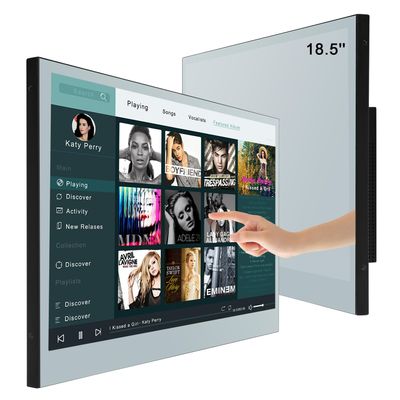 elecsung 18.5 inch Full Touchscreen Smart Mirror TV for Bathroom,Waterproof TV ATSC Tunner Android 11.0 for Hotel/Kitchen,Wi-fi and Bluetooth,M185-TS,Model 2024
