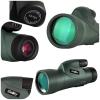 DirectNine Basics High Power Binoculars, Monocular 12x55 High Definition Monocular Telescope for indoor/outdoor, 10x25 view 2