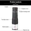 High Power Binoculars, Monocular Eyepiece Telescope High Power 35X95 Monoculo Long Range for Camping Hunting LLL Zoom Binoculars Scopes Blackmonocular for indoor/outdoor view 3