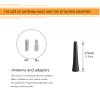 (Car Roof Antenna Mast) Automobile FM AM Vehicle Short Antenna Rod Aerials Pole Accessories for Hyundai KIA Soul Nissan Subaru Ford Escape Toyota RAV4 Honda (2.5" inch) view 3