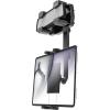 LYFICCS Car Tablet Mount for Rearview Mirror, Upgraded Four Clamp Anti-Shake Vehicle Rear View Mirror Holder for iPad Pro/Air/Mini, Galaxy Tab, iPhone 16 15 14 13 12, Compatible with 4-12.9" Device view 1