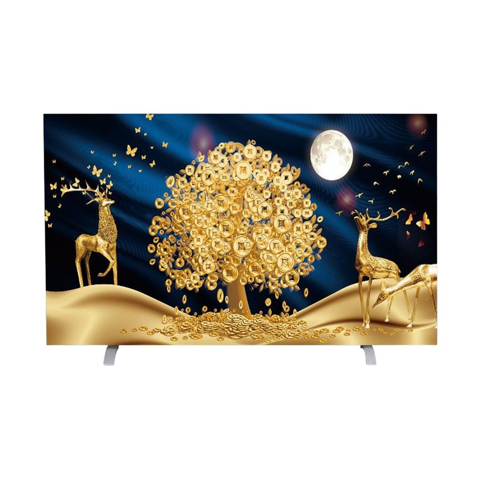 AIZYR Universal TV Cover Dustproof Slipcover TV Screen Stretchable TV Protection Cover,Indoor Bedroom Living Room Decoration Dust Cover,65inch
