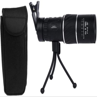 DirectNine Basics High Power Binoculars, Monocular Telescope 16X52 Prism Scope with Compass Phone Clip Tripod for Outdoor Camping for indoor/outdoor