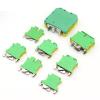 10PCS DIN Rail Terminal Block USLKG2.5-35N Screw Type Ground Terminal Wire Electrical Connectors Power Distribution Box 22-2 AWG(USLKG2.5) view 1